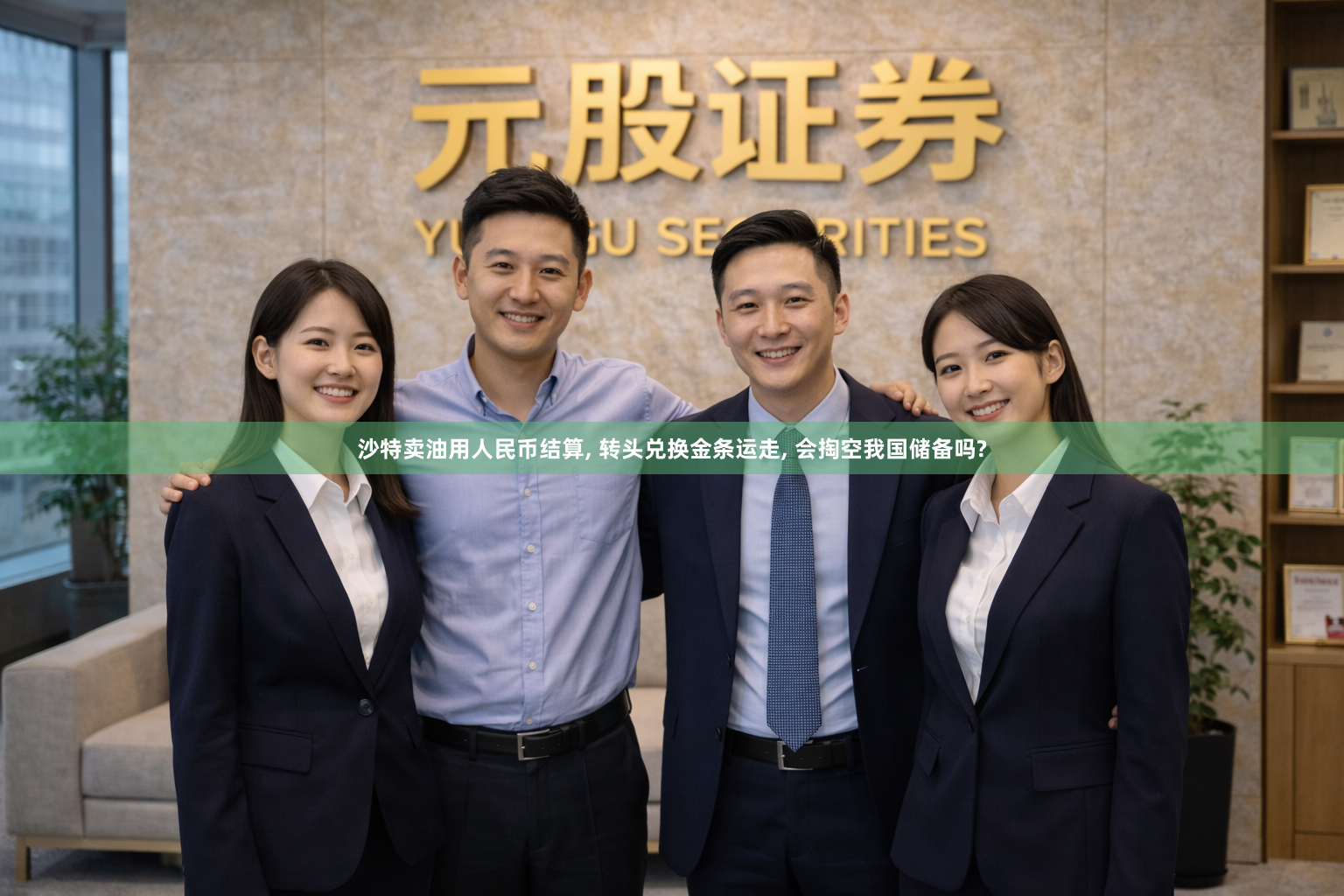 沙特卖油用人民币结算, 转头兑换金条运走, 会掏空我国储备吗?
